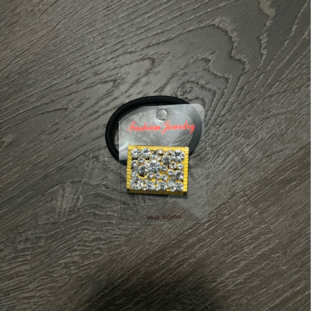 Balera Gold & Rhinestone Hair Elastic